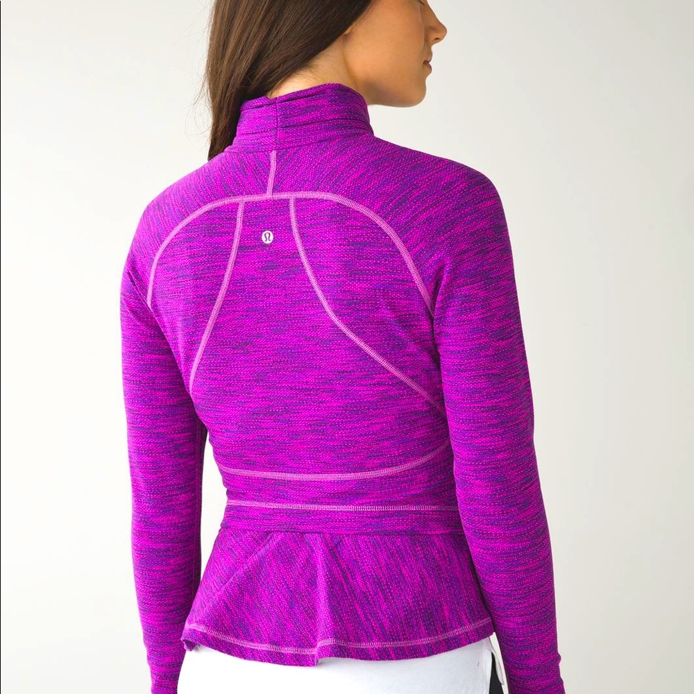 Lululemon Zip Up Hustle while you bustle